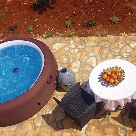Holiday home Villablu1 Doppelhaushaelfte Seaview, Pool *