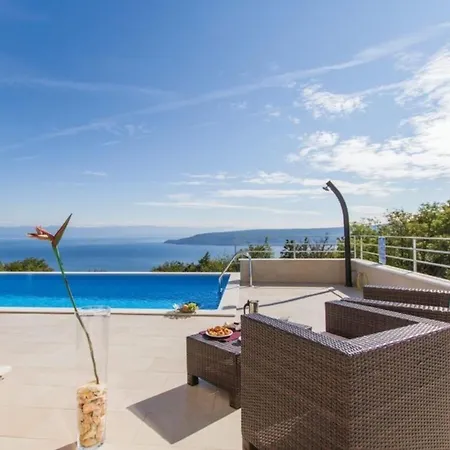 Villablu1 Doppelhaushaelfte Seaview, Pool Holiday home
