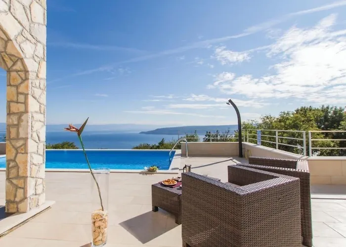 Villablu1 Doppelhaushaelfte Seaview, Pool Prázdninový dům