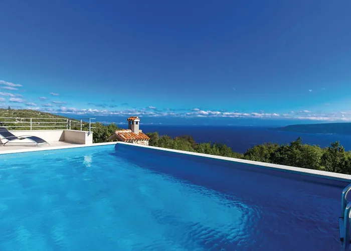 Villablu1 Doppelhaushaelfte Seaview, Pool Prázdninový dům *